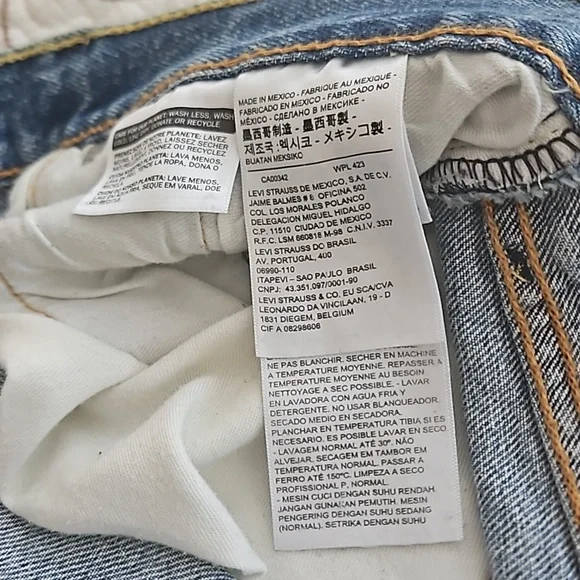 4X💠HP💠541 Levi's Original Paint Spot Jeans 31x30 - Picture 11 of 12